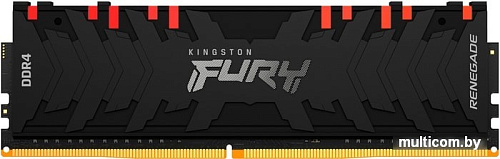 Оперативная память Kingston FURY Renegade RGB 2x32GB DDR4 PC4-25600 KF432C16RBAK2/64