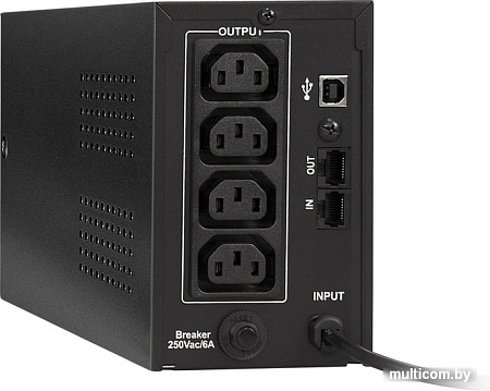 Источник бесперебойного питания ExeGate SpecialPro UNB-650.LED.AVR.C13.RJ.USB