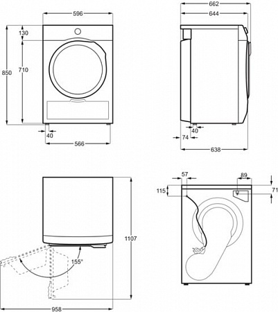 Сушильная машина Electrolux EW8HR359S