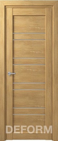 Межкомнатная дверь Юркас Deform D15 ДО 60x200 (дуб шале натуральный/мателюкс)