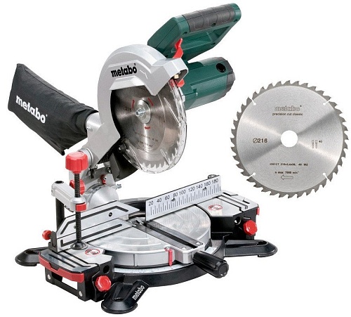 Торцовочная пила Metabo KS 216 M Lasercut Set 690874000