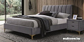 Кровать Signal Mirage Velvet 160x200 (серый)