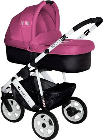 Универсальная коляска Lorelli Monza 3 (2 в 1, rose black)