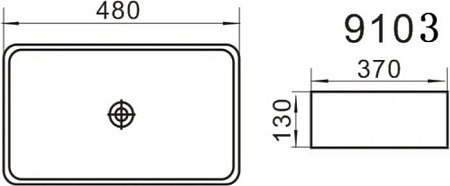 Умывальник Axus 48 9103