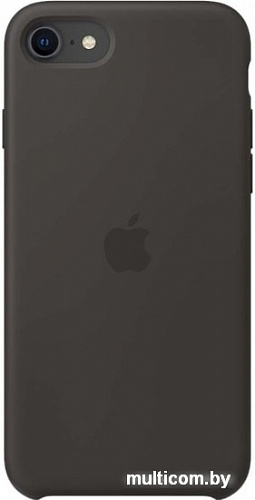 Чехол Apple Silicone Case для iPhone SE (черный)