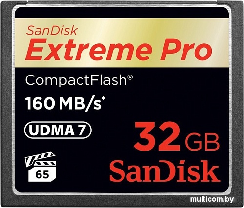 Карта памяти SanDisk Extreme Pro CompactFlash 32GB (SDCFXPS-032G-X46)