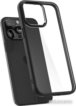 Чехол для телефона Spigen Ultra Hybrid для iPhone 15 Pro ACS06713 (черный)