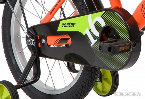 Детский велосипед Novatrack Vector 16 163VECTOR.OR20 (оранжевый/черный, 2020)