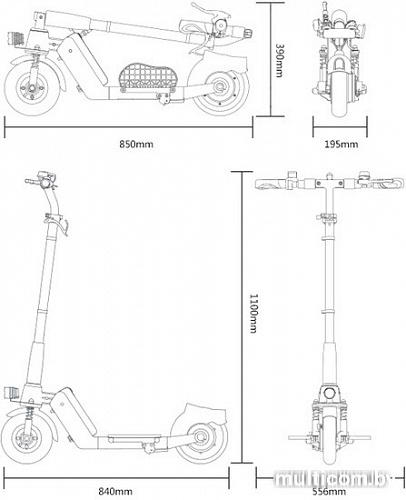 Самокат Airwheel Z5 (черный)