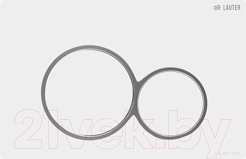 Панель смыва Lauter 219702E (белый)