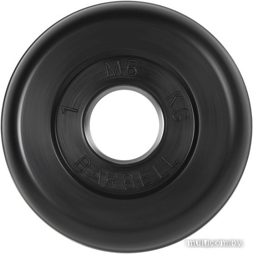 Диск MB Barbell Стандарт 26 мм (1x1 кг)