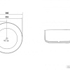 Умывальник Abber Bequem AC2108MBG (темно-зеленый матовый)