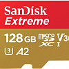 Карта памяти SanDisk Extreme SDSQXA1-128G-GN6AA 128GB (с адаптером)