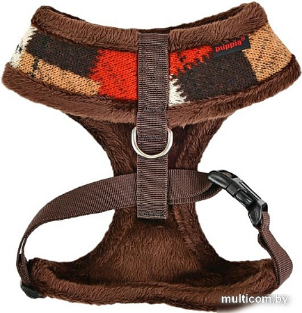 Шлейка Puppia Jolly PATD-HA1765-BR-S (коричневый)
