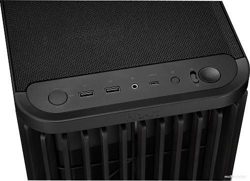 Корпус ASUS ProArt PA401 Wood Edition - Mesh Panel (черный)