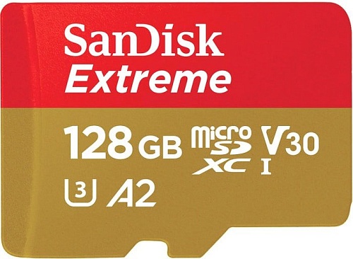 Карта памяти SanDisk Extreme SDSQXA1-128G-GN6AA 128GB (с адаптером)