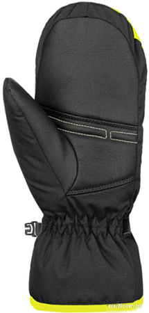 Горнолыжные варежки Reusch Alan Junior Mitten 6361415-7002 (р-р 5, Blck/Bril Blu/Safety Yell)