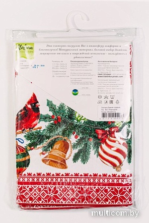 Скатерть Stolima Барыня-сударыня 802-1 Новогодний 220x140