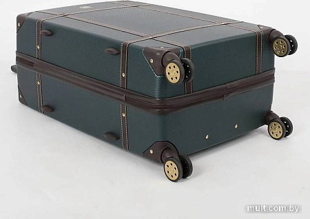 Чемодан-спиннер Francesco Molinary 336-0193/3-28 (зеленый)