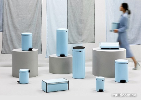 Мусорное ведро Brabantia Pedal Bin NewIcon 12 л (небесно-голубой)