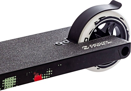 Трюковый самокат Novatrack Psycho 90/110 110A.PSYCHO.BZ23 (черный/коричневый)