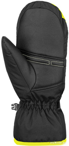 Горнолыжные варежки Reusch Alan Junior Mitten 6361415-7002 (р-р 5, Blck/Bril Blu/Safety Yell)