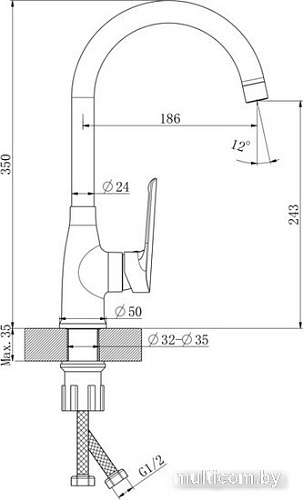 Смеситель Esko LG519B