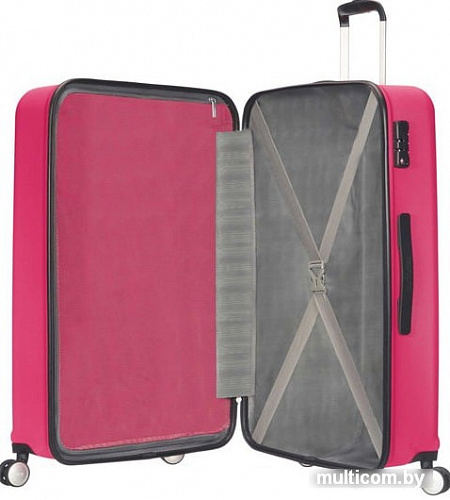 Чемодан-спиннер American Tourister Hypercube Pop Raspberry 66 см