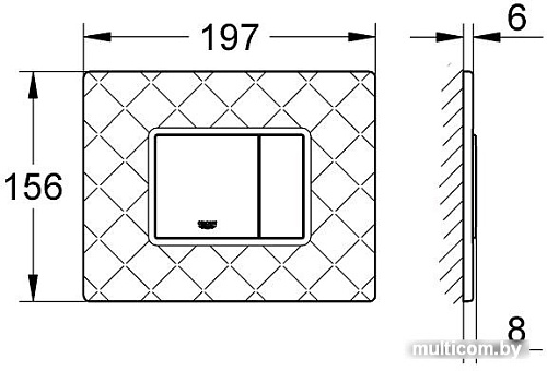 Grohe Skate Cosmopolitan 38913XM0 (бордовый)