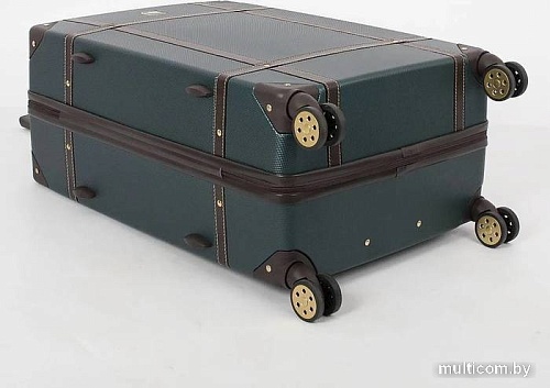 Чемодан-спиннер Francesco Molinary 336-0193/3-28 (зеленый)