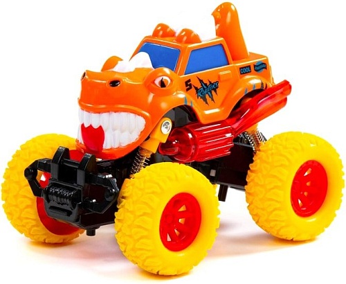 Игрушечный транспорт Полесье Монстр Ралли-Раптор автомобиль 79794 (оранжевый/красный)