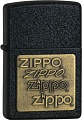 Зажигалка Zippo Classic 362 Black Crackle