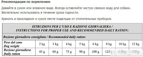 Сухой корм для собак Vivere Mini Adult Buffalo 800 г