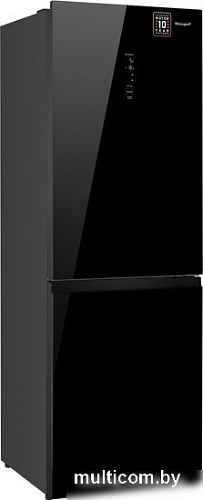 Холодильник Weissgauff WRK 185 Total NoFrost Inverter Black Glass