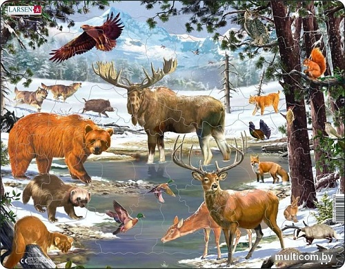 Пазл Larsen Животные Северной Европы FH32