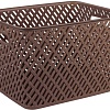 Корзина Альтернатива Плетенка М3490 (коричневый)