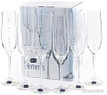 Набор бокалов для шампанского Bohemia Crystal Elements 40729/379712/190
