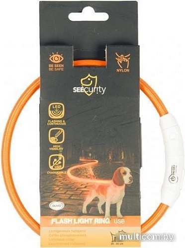 Ошейник Duvo Plus 1270009/DV (оранжевый)