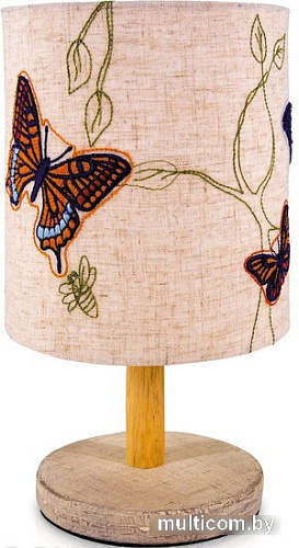 Настольная лампа Лючия Меланж 448 (с узором бабочки)