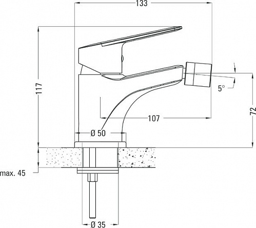 Смеситель Deante Jasmin BGJ 031M