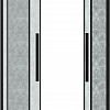 Душевой уголок Grossman Galaxy 80х110х195 300.K33.01.80R11L.21.02 (черный матовый/стекло шиншилла)
