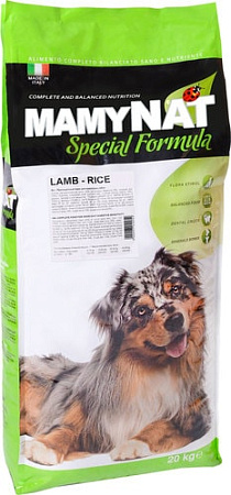 Сухой корм для собак MamyNat Lamb and Rice 20 кг