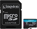 Карта памяти Kingston Canvas Go! Plus microSDXC 64GB (с адаптером)