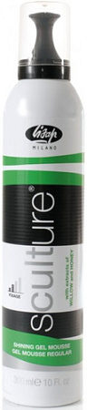 Lisap Гель для укладки волос Sculture Shining Gel Mousse для блеска нормальной фиксации 300 мл