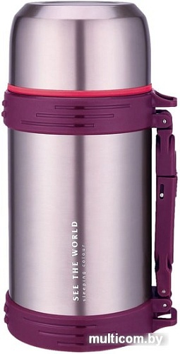 Термос Winner WR-8271 1.2л (фиолетовый)