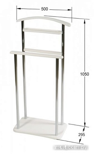 Стойка для одежды Калифорния мебель Элдридж (белый)