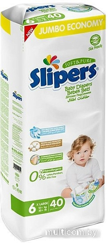 Подгузники Slipers XL 15+ J-206 (40 шт)