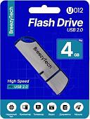 USB Flash BreezyTech U012 4GB (серебристый/синий)