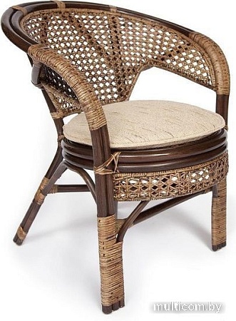 Обеденная группа TetChair Pelangi 02/15 4 кресла (грецкий орех)