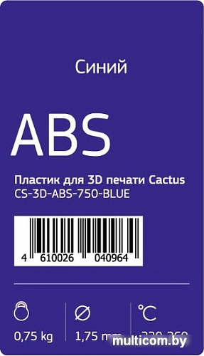 CACTUS CS-3D-ABS-750-BLUE ABS 1.75 мм